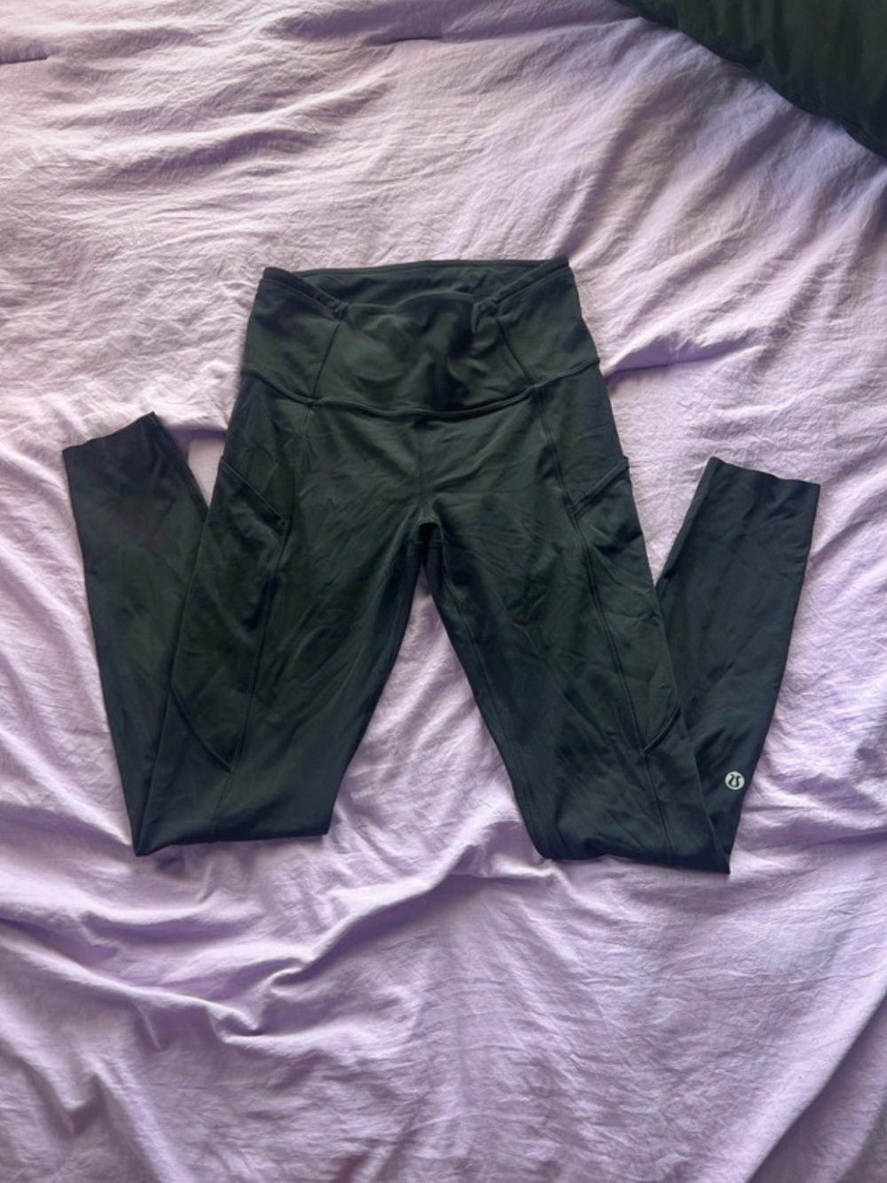 Lululemon Black Fast & Free Leggings with pockets
